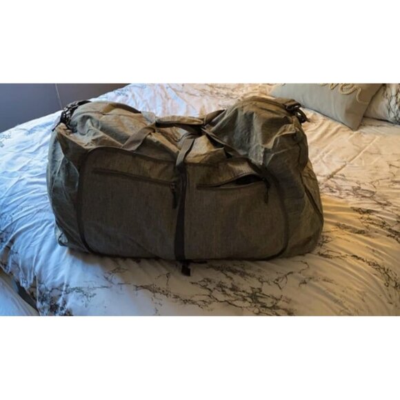 Travel Duffle Bag for Men 65L Foldable with Shoes Compartment Overnight Bag